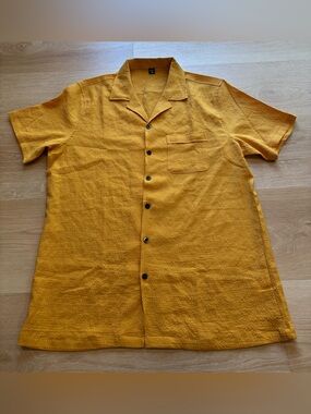 NFINITY Men's Short-Sleeve Button-Down Shirt in XXL